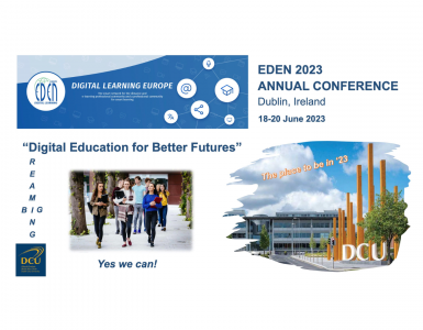 poster for the EDEN 2023 conference