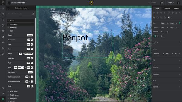 Penpot, a free and open UI design tool